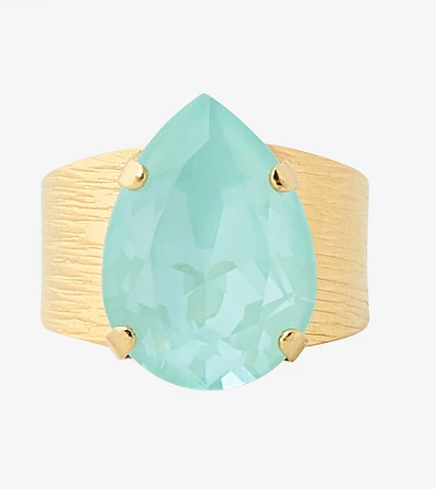 Classic Drop Ring - Soft Mint