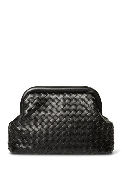 Woven Clutch - Black - Tilbehør - Helt Dilla AS