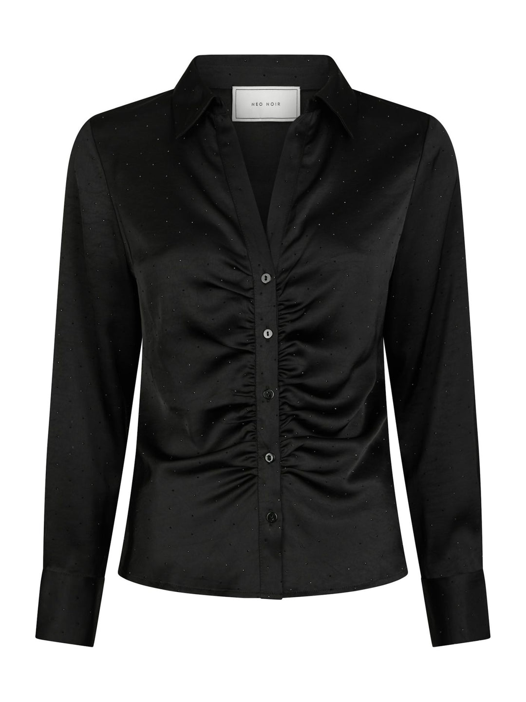Christy Heavy Sateen Bedaz Shirt - black - Bluser - Helt Dilla AS