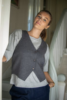 Zina Waistcoat - Dark Grey - Vest - Helt Dilla AS