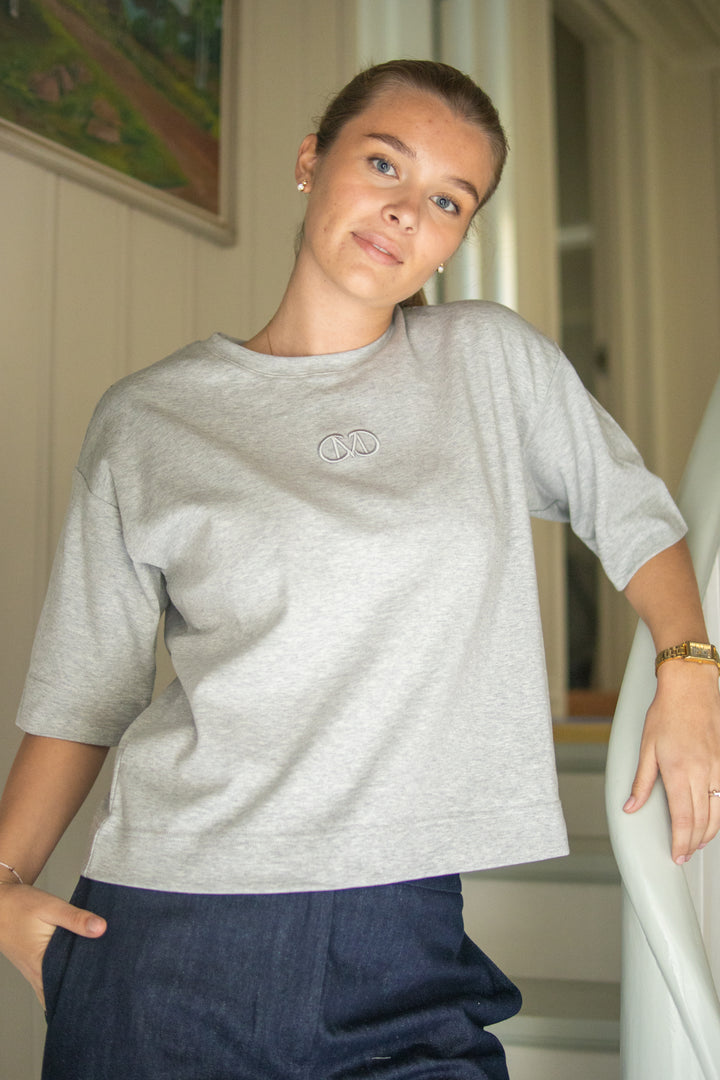 Muse-Tee - Light Grey Melange - Singlet, Topper & T-skjorter - Helt Dilla AS