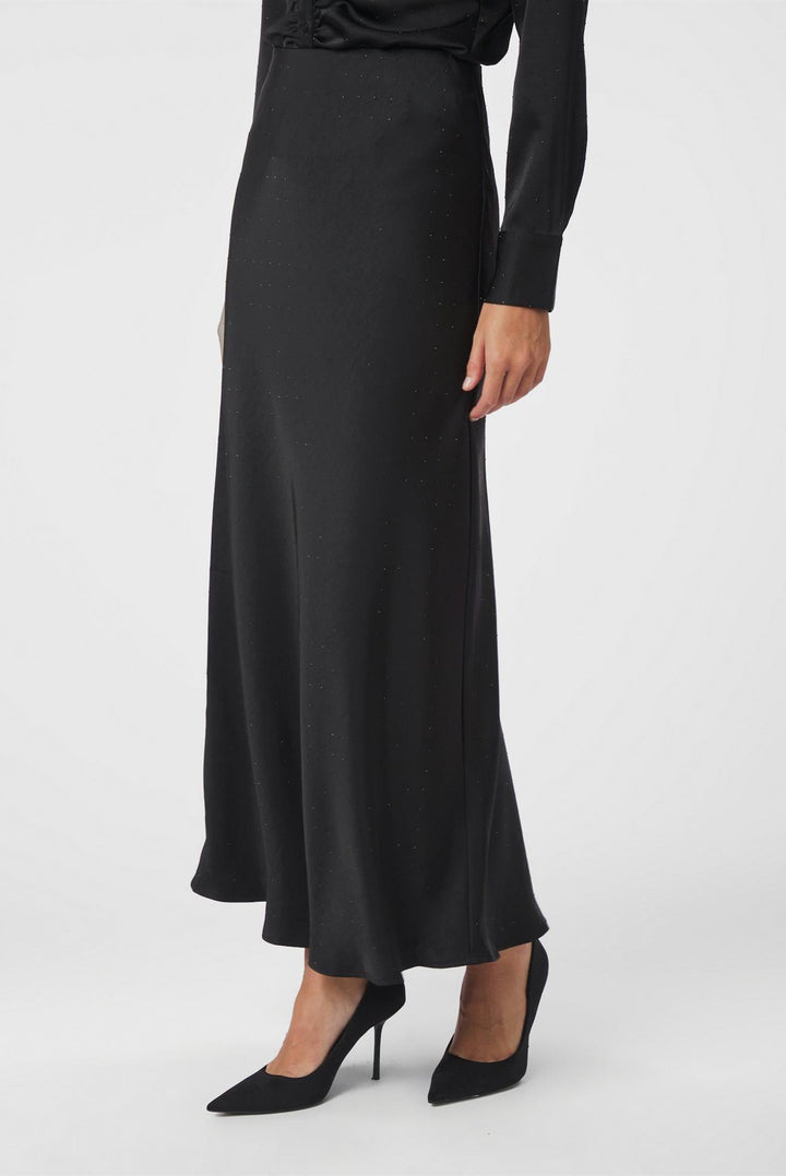 Viso Heavy Sateen Bedaz Skirt - black - Skjørt - Helt Dilla AS