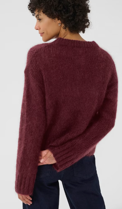 Sille pullover - Tawny Port - Genser - Helt Dilla AS