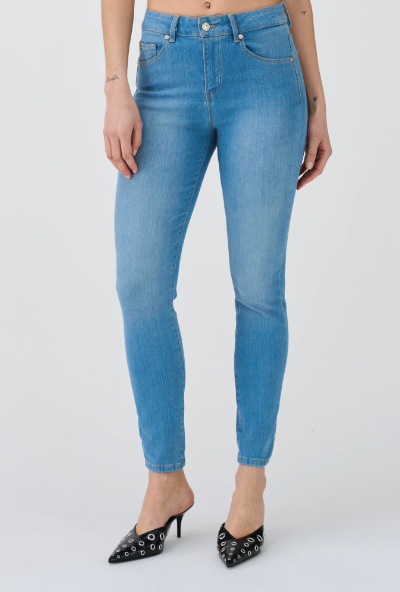 Alexa cropped jeans - Bright Cayenne 30" - Jeans - Helt Dilla AS