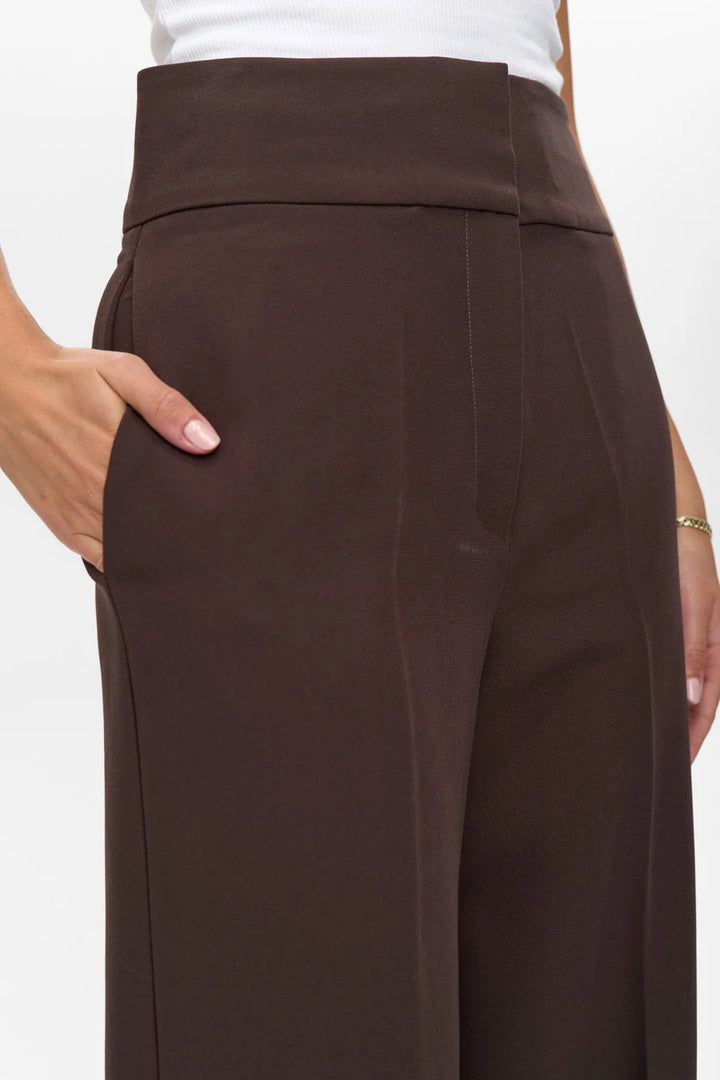 Bussy Pant- Coffee Brown - Bukser - Helt Dilla AS