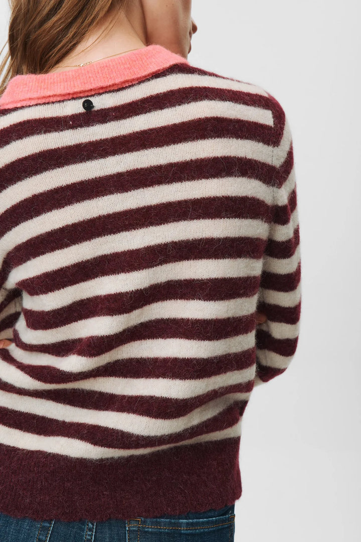 NUCIARA RIETTE STRIPE PULLOVER - Winetasting