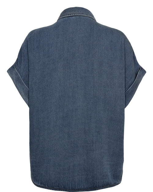 NuElida Eleeveless Shirt - Snow Washed Denim - Skjorter - Helt Dilla AS