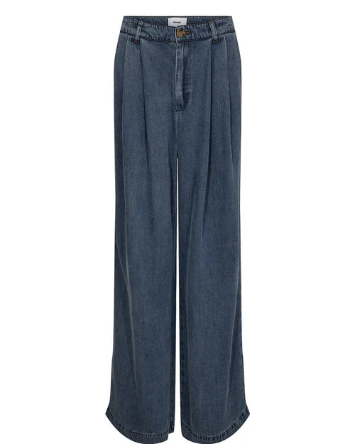 NuElida Pants - Snow Washed Denim - Bukser - Helt Dilla AS