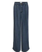 NuElida Pants - Snow Washed Denim - Bukser - Helt Dilla AS