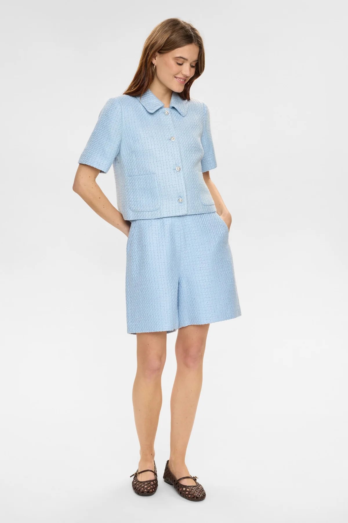 NuShana Shorts - Airy Blue - Shorts - Helt Dilla AS