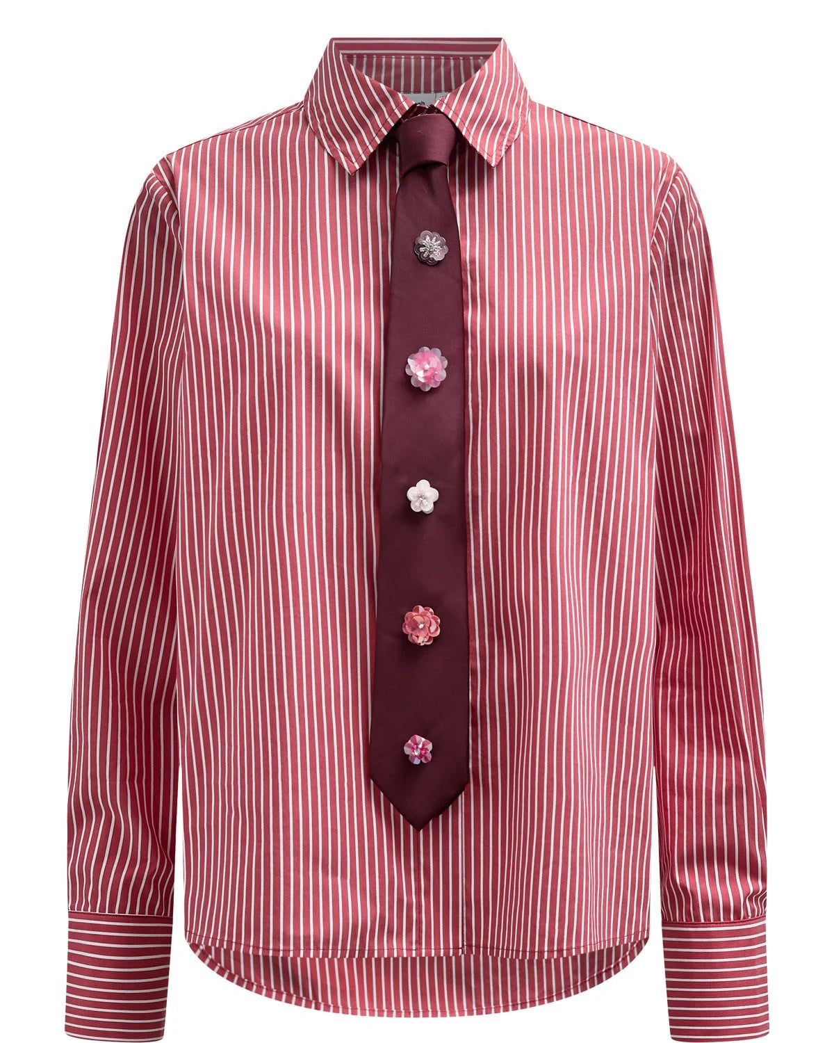 NuPaloma Tie Shirt - Goji Berry - Skjorter - Helt Dilla AS