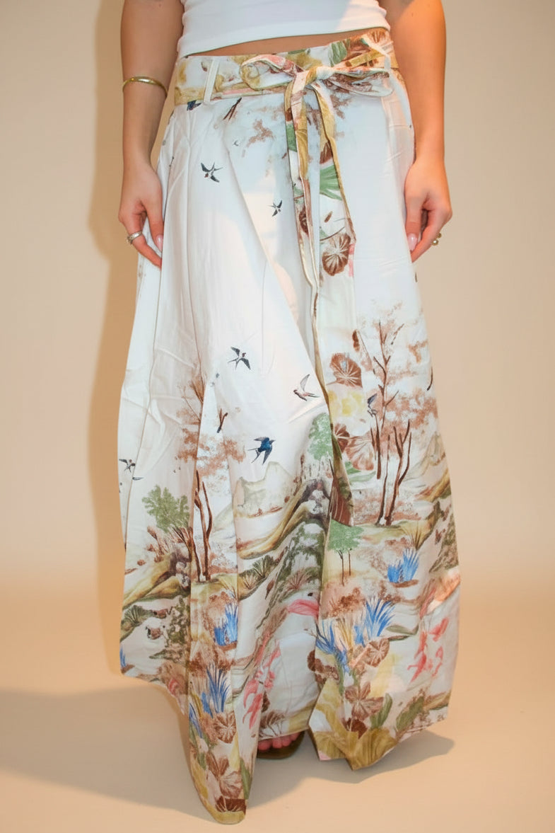 Lumine Pastel Print Skirt - Skjørt - Helt Dilla AS