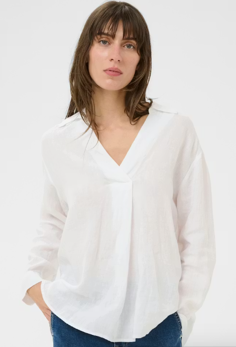 Ayo Shirt - Bright White - Skjorter - Helt Dilla AS