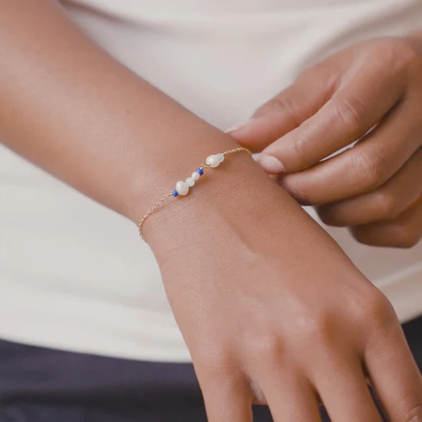 Sofia bracelet - Marine - Tilbehør - Helt Dilla AS