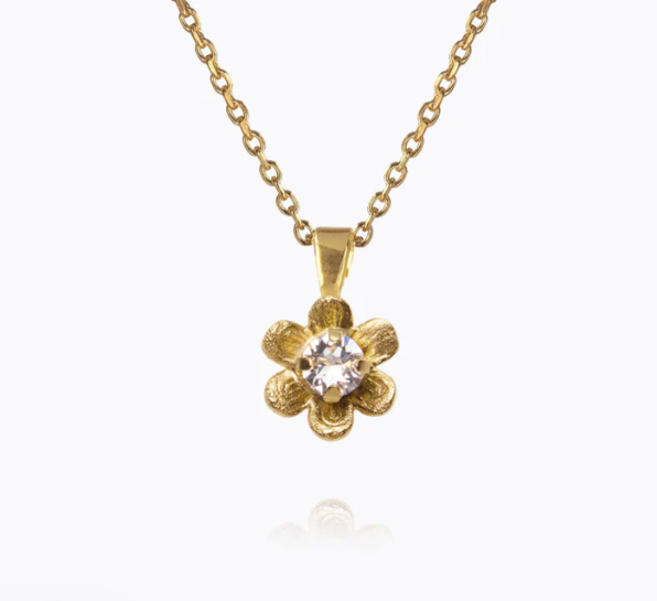 Juni Necklace gold - Crystal