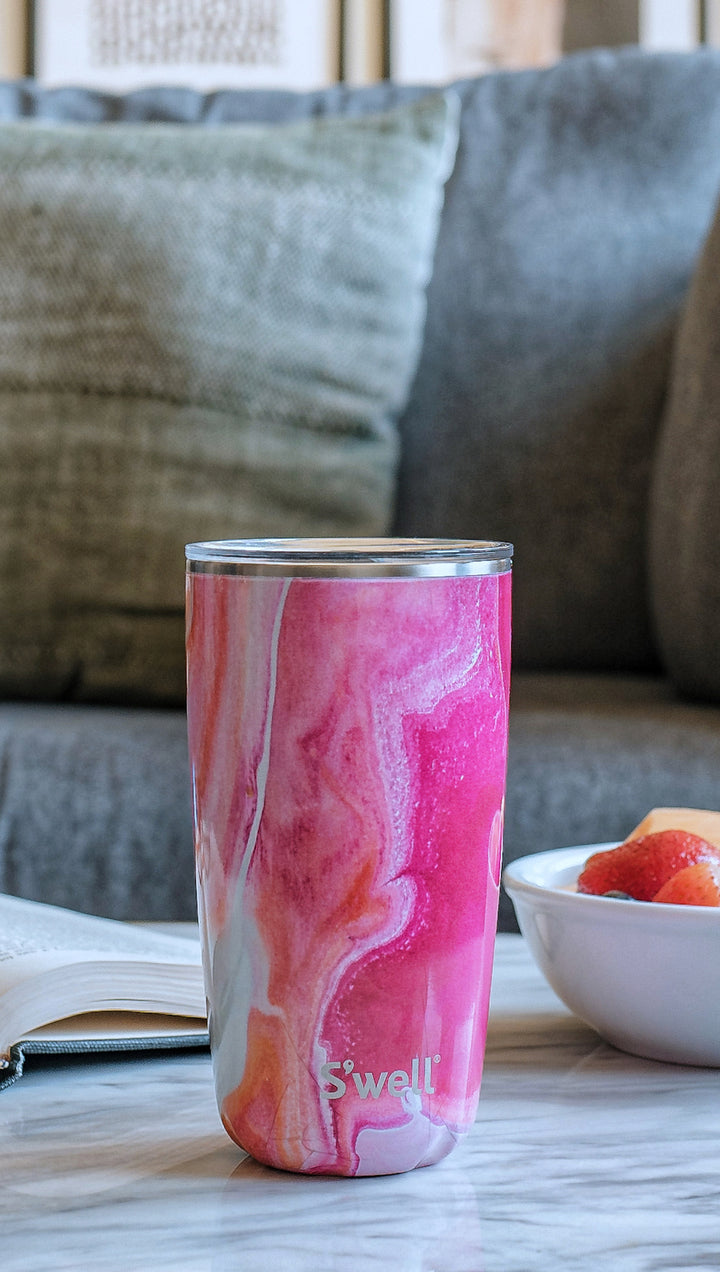 Rose Agate Tumbler 530mls - Tilbehør - Helt Dilla AS