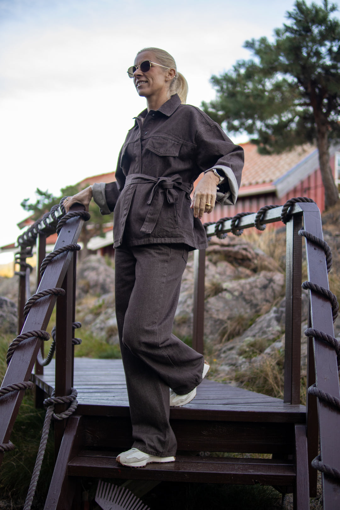 Drew Jacket Wash - Exclusive Brown Bourgogne - Yttertøy - Helt Dilla AS