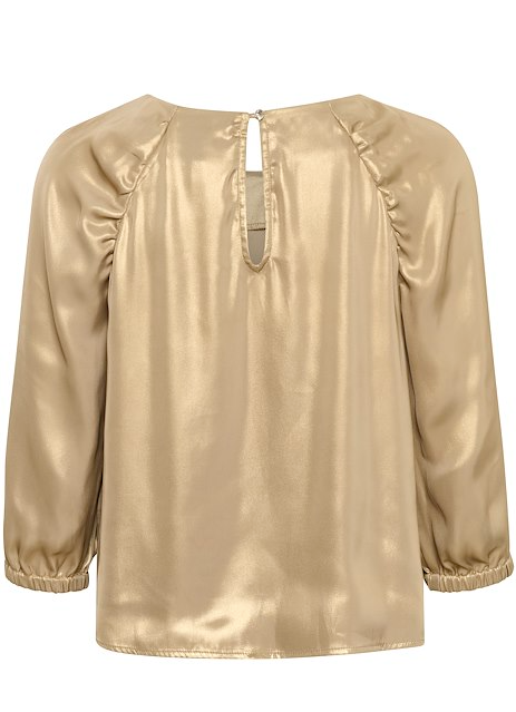 Marica bluse - Gold metallic