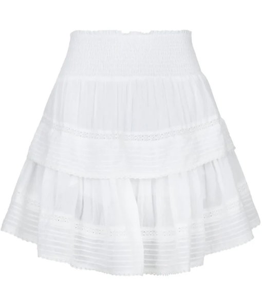 Kenia S voile skirt - white - Skjørt - Helt Dilla AS