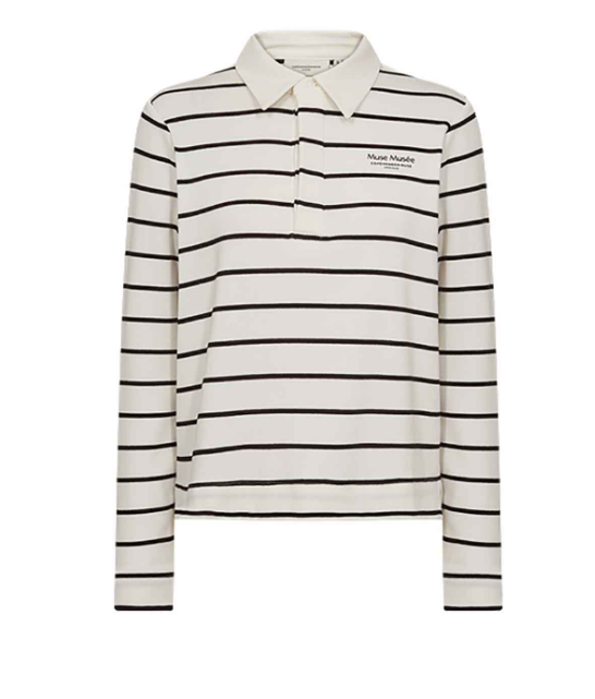 Muse Polo - Jet stream w black - Singlet, Topper & T-skjorter - Helt Dilla AS