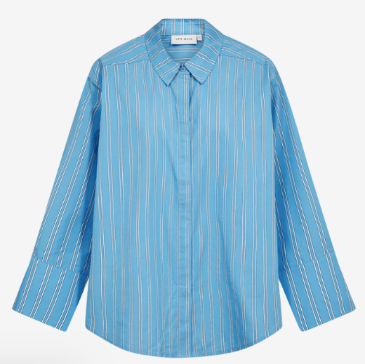 Melissa shirt - bonnie blue - Skjorter - Helt Dilla AS