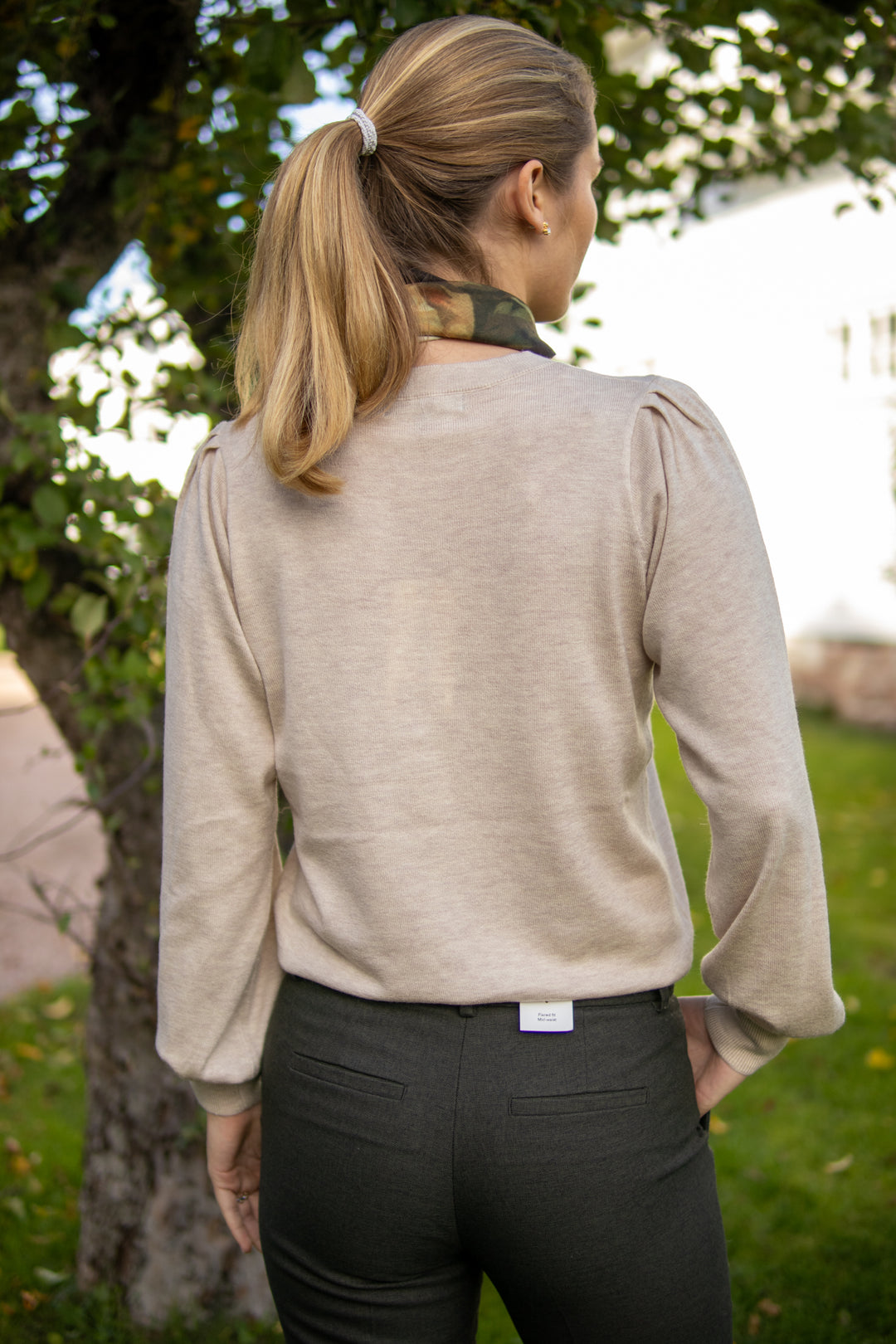 Sweet Puff Sleeve - Latte - Genser - Helt Dilla AS