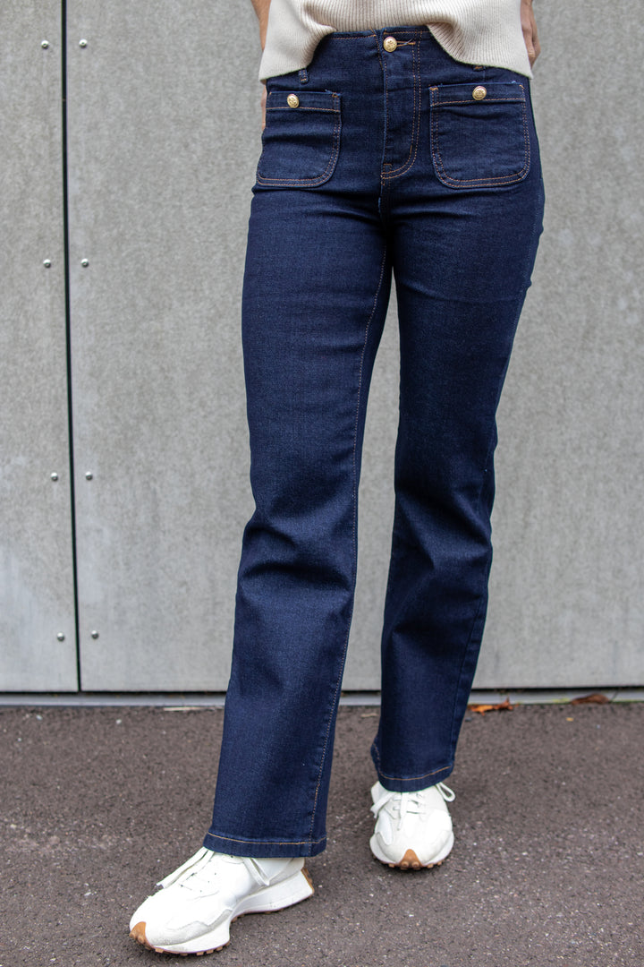 Miss Bon Jeans - mørk denim