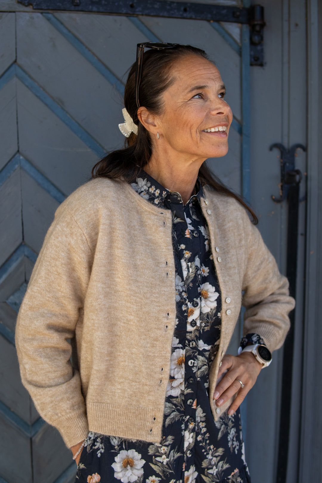 Ninell cardigan - Tiger´s eye melange - Cardigans - Helt Dilla AS
