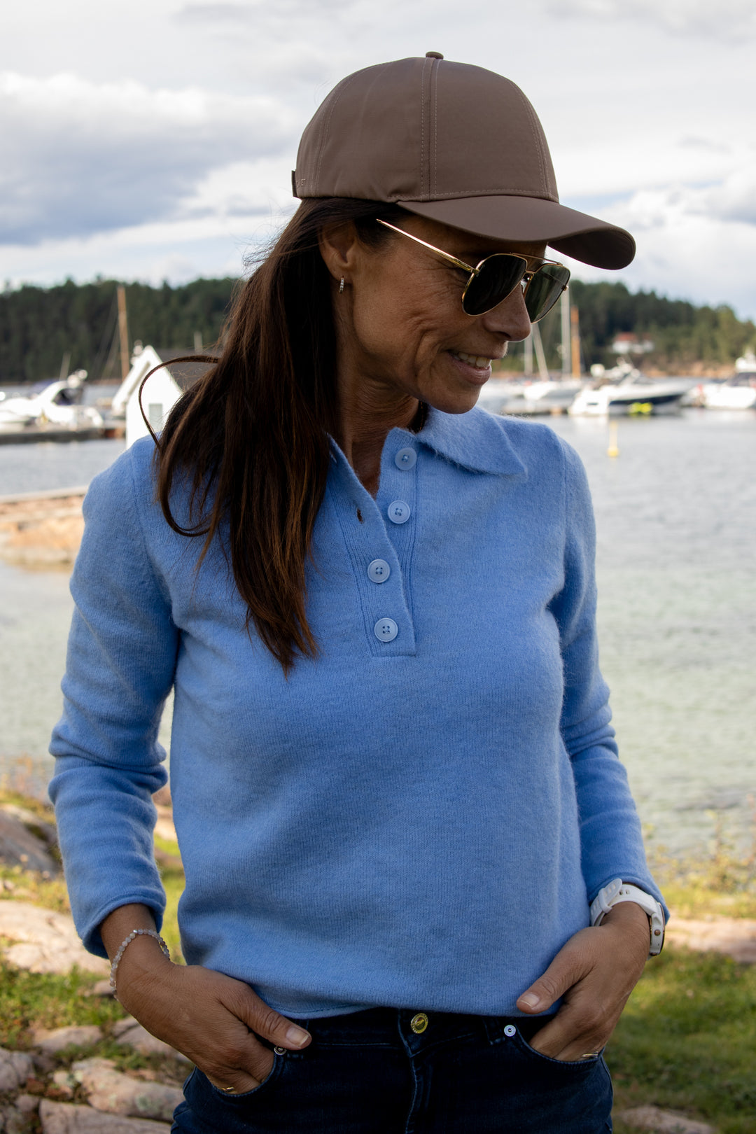 Silya genser - vista blue - Genser - Helt Dilla AS