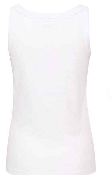 Arvida singlet - bright white - Singlet, Topper & T-skjorter - Helt Dilla AS