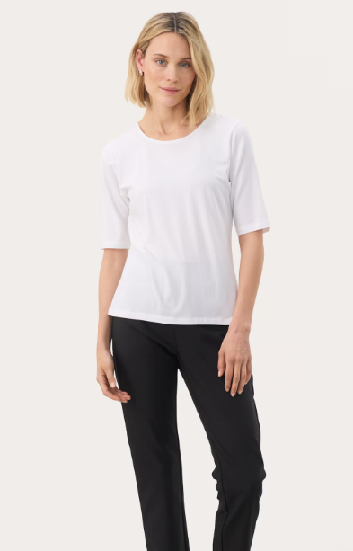 Nemi t-shirt - Bright White - Singlet, Topper & T-skjorter - Helt Dilla AS