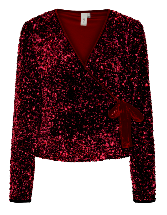 Elle Wrap Top Show - Port Royale - Singlet, Topper & T-skjorter - Helt Dilla AS