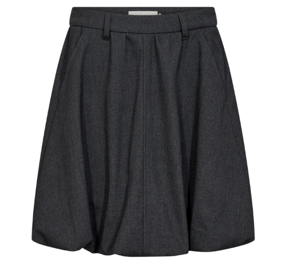 Tailor skirt - Med Grey Melange - Skjørt - Helt Dilla AS