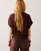 V-neck Sweater blend knit - Coffee - Topp - Helt Dilla AS