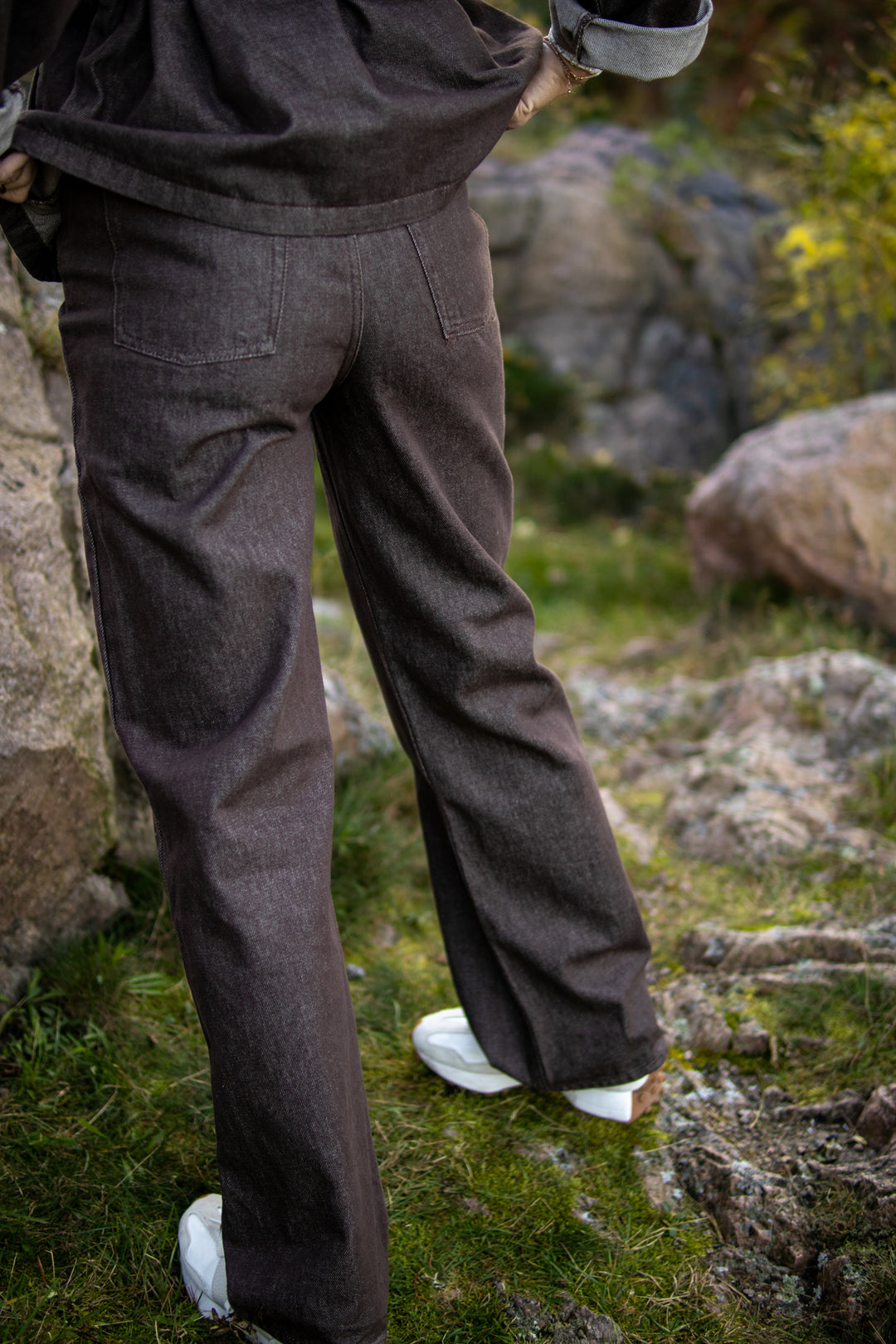 Brooke Jeans - Exclusive Brown Bourgogne - Jeans - Helt Dilla AS