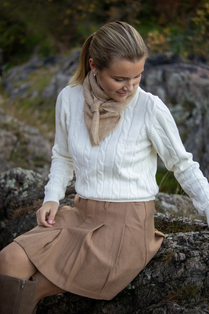 School Wool Skjørt - Camel - Skjørt - Helt Dilla AS