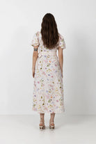Clarine Flower Dress - Off White - Kjoler - Helt Dilla AS