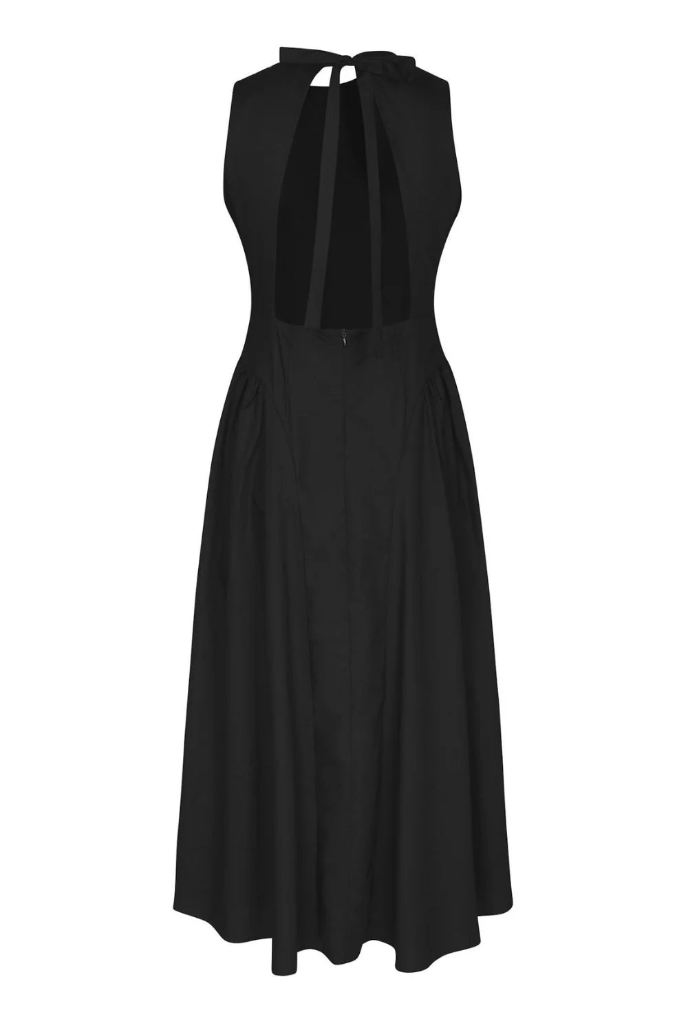 Zora Poplin Dress - Black - Kjoler - Helt Dilla AS
