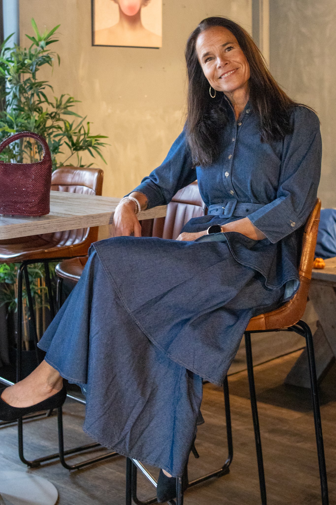 Denim Shirt Dress - Kjoler - Helt Dilla AS