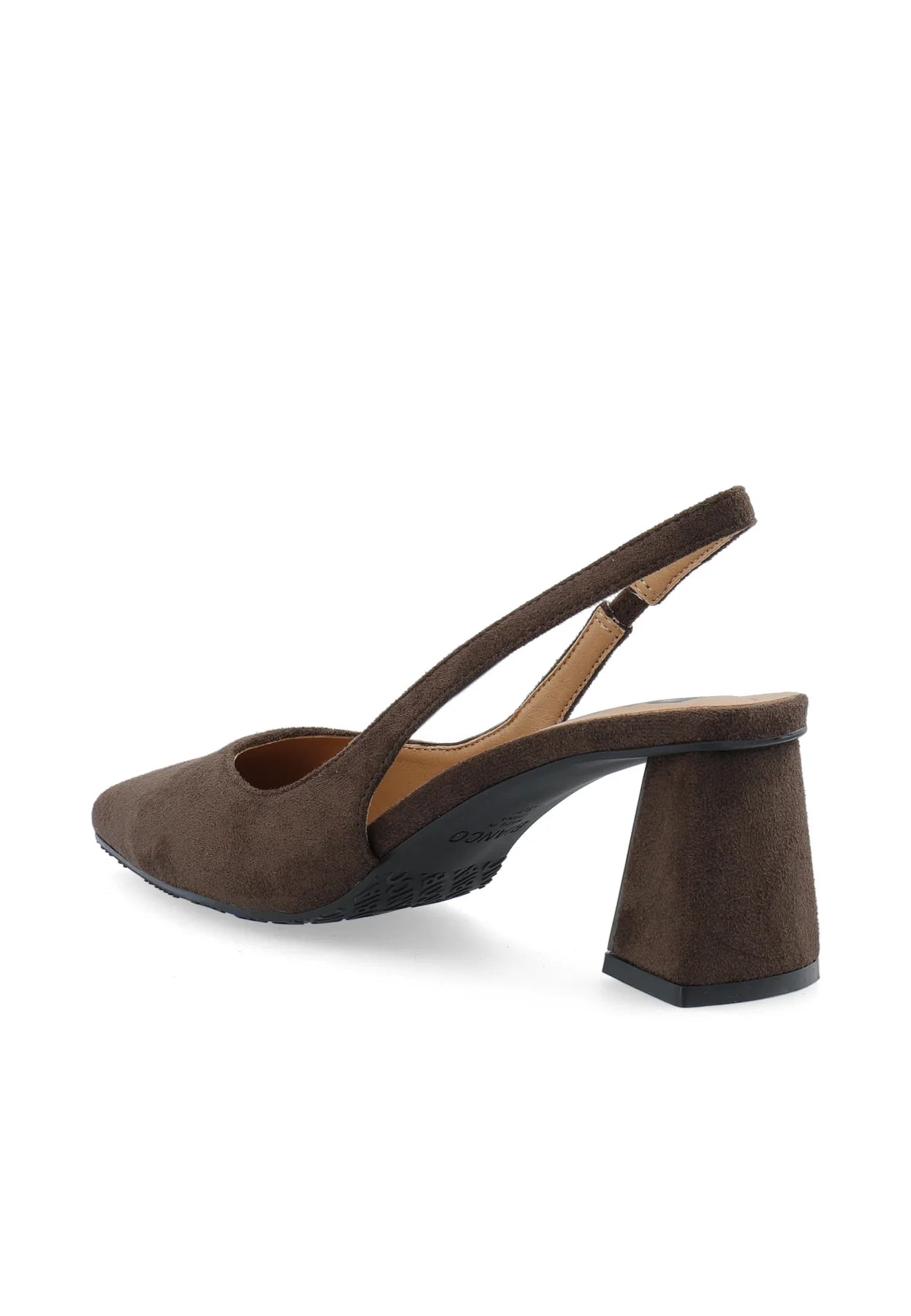 BiaMaralyn Slingback Faux Suede - Dark Brown - Sko - Helt Dilla AS