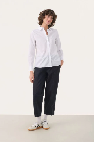 Nimini Shirt - Bright White - Skjorter - Helt Dilla AS