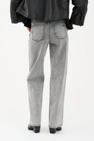 Mia Stud Jeans - Wash Faded Grey - Jeans - Helt Dilla AS