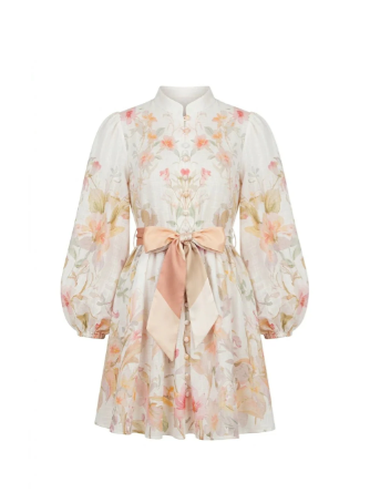 Alva Mini Dress - White - Kjoler - Helt Dilla AS