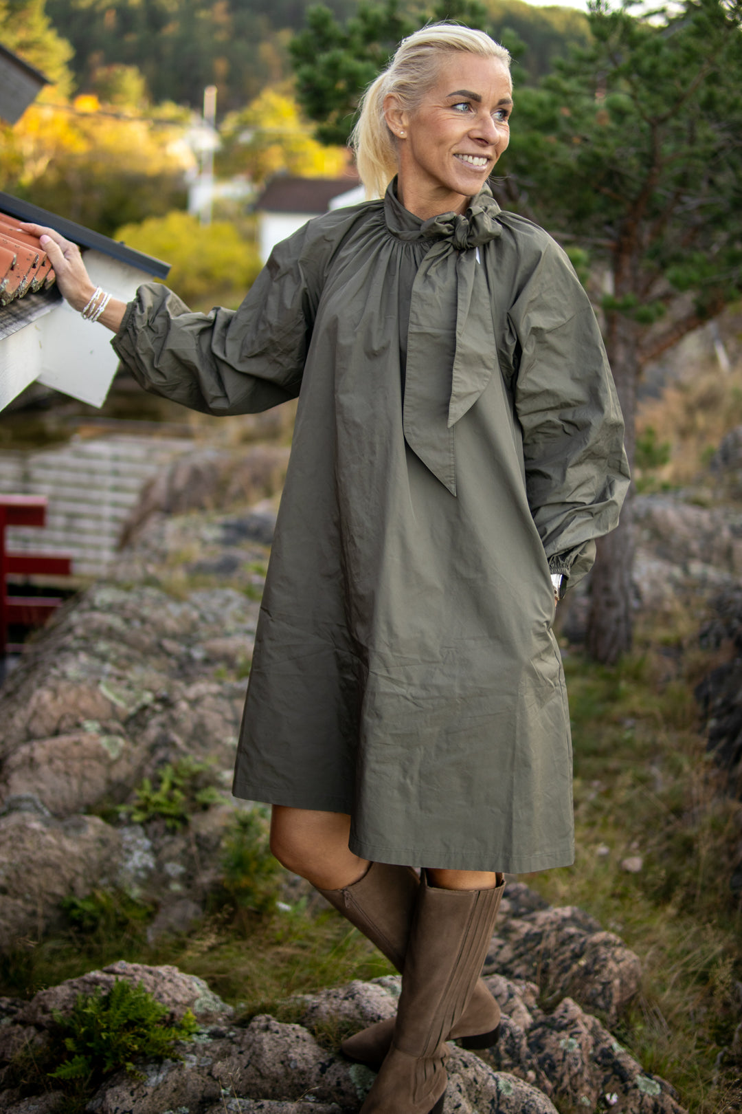 Kjole Taft Light - dark camo - Kjoler - Helt Dilla AS