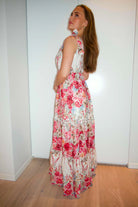 Strap Embroidery Dress Rose - Kjoler - Helt Dilla AS