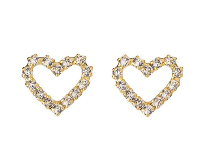 sweetheart earring - crystal