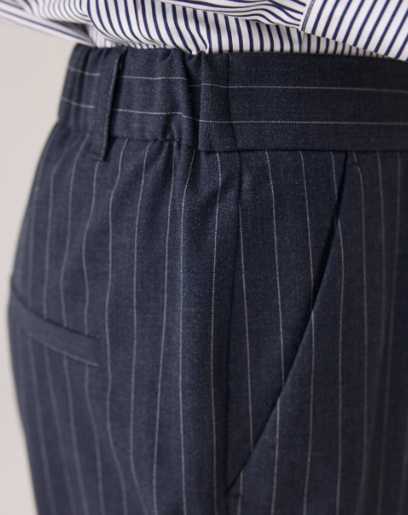 Tapered pinstripe Boyfriend Blazer