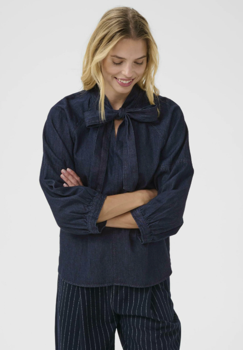 Sassi Skjorte - Rinse Blue Denim - Skjorter - Helt Dilla AS
