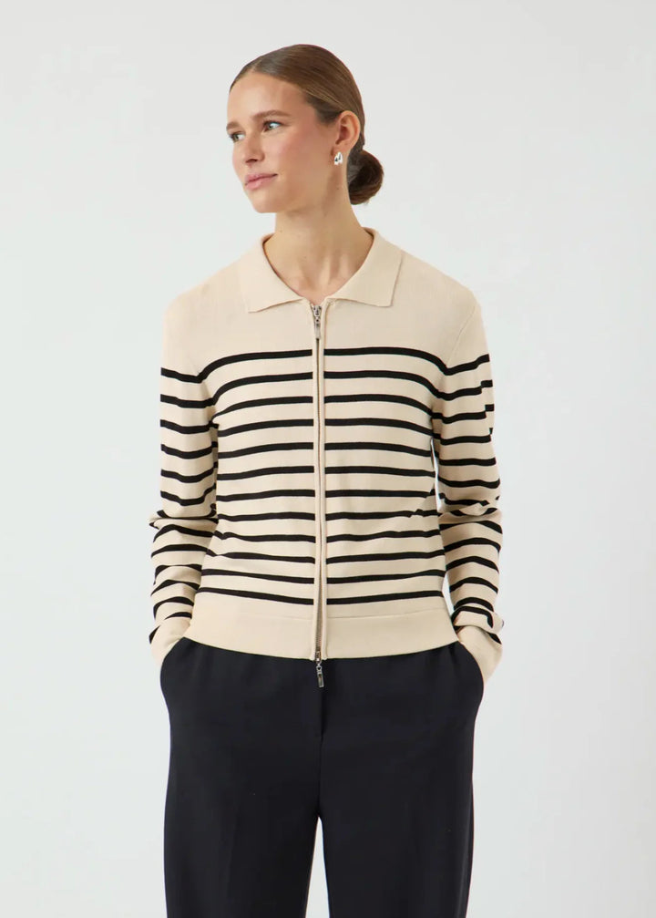 Chrissi Knit Cardigan - Birch Black - Cardigans - Helt Dilla AS