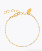 Evelyne bracelet gold - crystal - Tilbehør - Helt Dilla AS